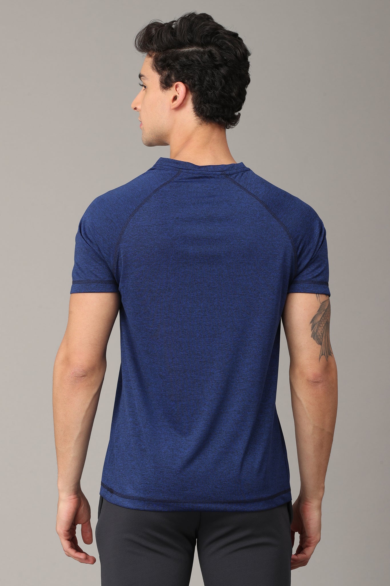 Royal Blue V Neck T-Shirt