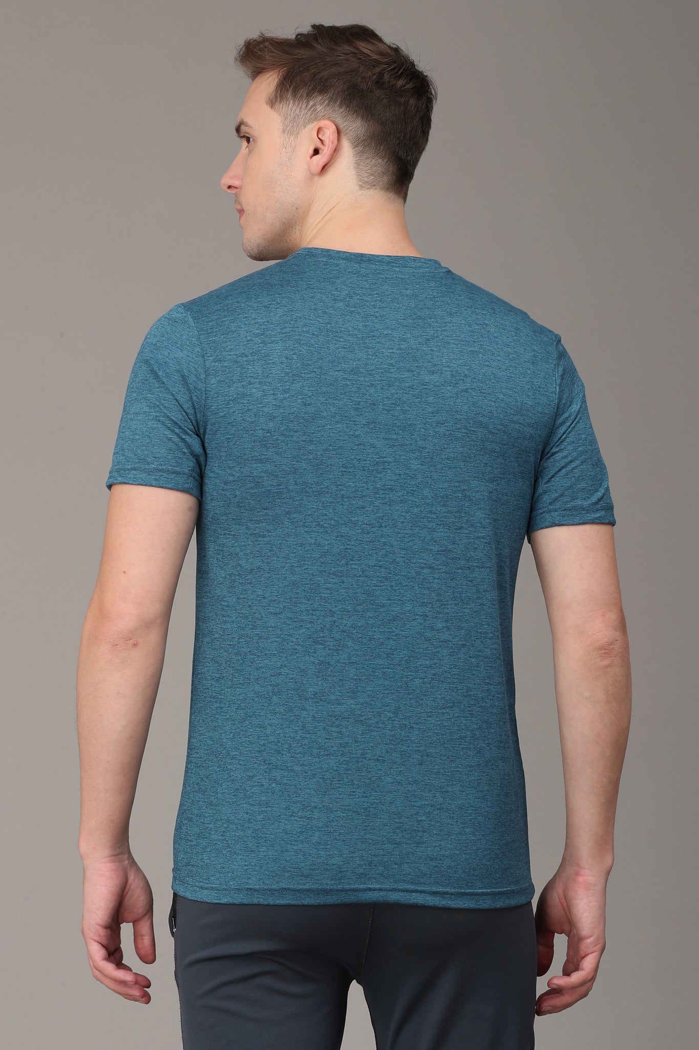 Indigo Blue V Neck T-Shirt